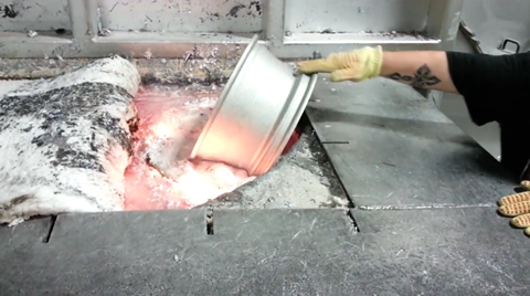 Melting Aluminum Rims