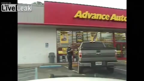 LiveLeak - Truck Crashes Into Auto Parts Store