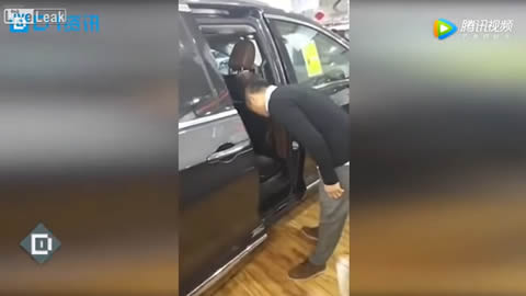Car salesman test new a safety