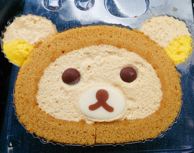 ローソンリラックマロールケーキ完成1