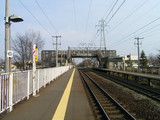 千歳線・長都駅ホーム