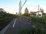 根室本線・上尾幌駅ホーム