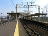 千歳線・恵み野駅ホーム