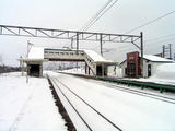 函館本線・峰延駅ホーム