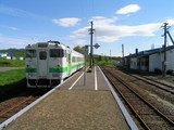 石狩月形駅で一息