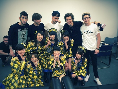 11 1放送 Mステ の舞台裏でone Directionとの交流があったらしいよ カワイイ珠理奈発見 じゅりまとめ Ske48松井珠理奈関連まとめサイト