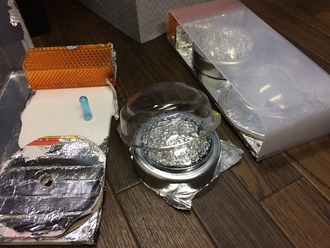 ヘッドライト分解