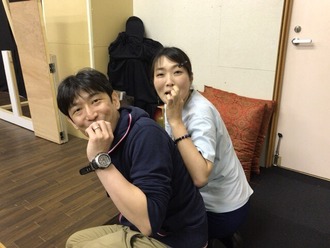 キムサトくんと池ちゃん