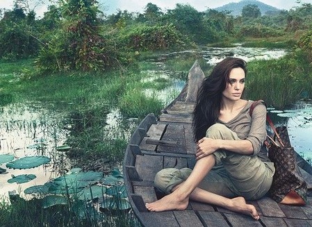 Angeline Jolie photographed by Annie Leibovitz for Louis Vuitton