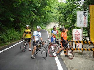 朝日〜大井沢ツーリング_朝日町林道前