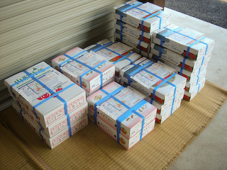 N口さんさくらんぼ出荷