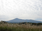 とうかいサイクリング秋篇2日目_由利高原から望む鳥海山