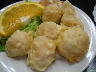 佐渡「湖月」イカだんご