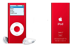 赤いiPod nano