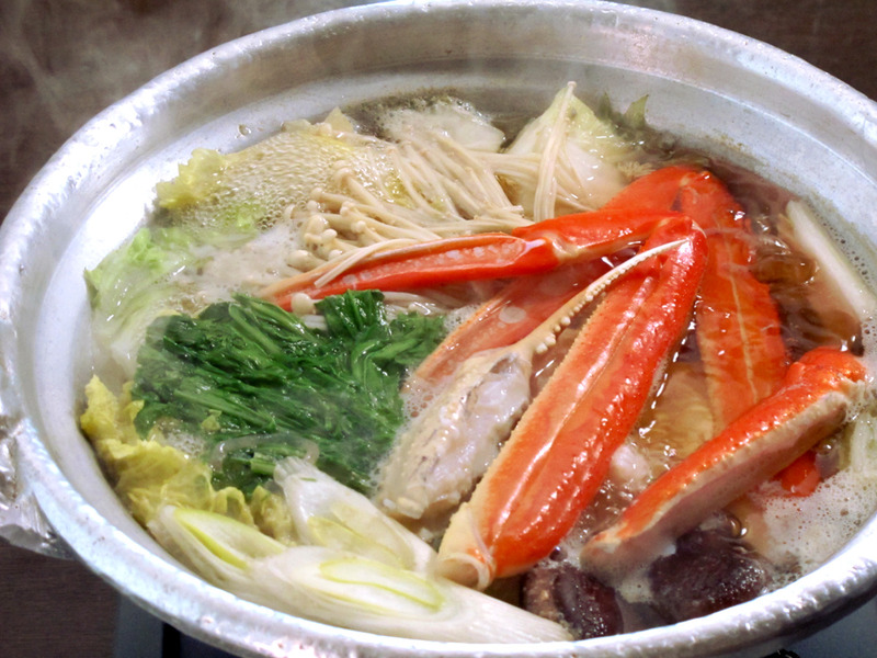 宇川温泉よし野の里の「カニ」