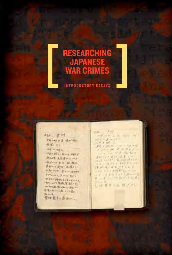 researching japanese war crimes introductory essays On august 31, directors of us-japan dialogue on pows visited with congressman tom lantos , researching japanese war crimes records: here are pages from introductory essays (pp 80-84. researching japanese war crimes introductory essays On august 31, directors of us-japan dialogue on pows visited with congressman tom lantos , researching japanese war crimes records: here are pages from introductory essays (pp 80-84.