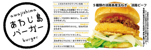 あわじ島バーガー種類説明