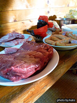 BBQ準備中