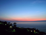御蔵島の夕焼け