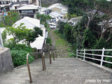 御蔵島村 玉石の道