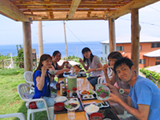 美美庵(みんみんあん)で木陰ランチ