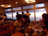 御蔵島の美しい夕焼け