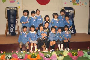 次男卒園式12