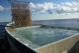 源泉掛け流しの展望露天風呂