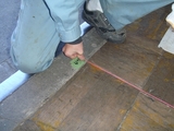 土間床沈下修正工事２