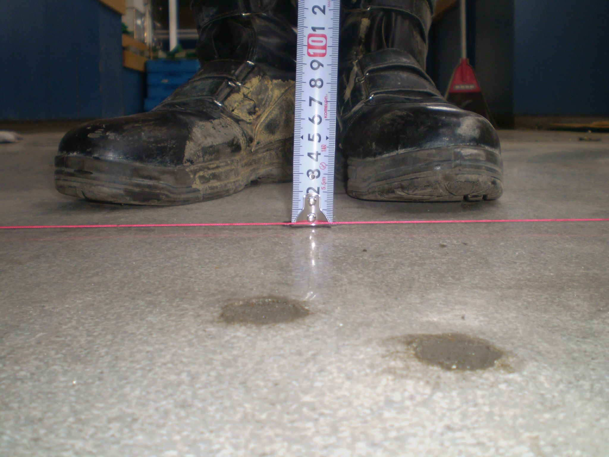 床沈下修正工事　施工後