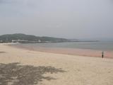 嵐のあとの大浜海岸