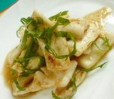イカと大葉の焦がしバター炒め