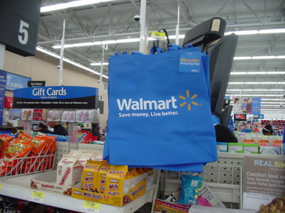 ウォルマート】、プラスティックレジ袋を完全廃止！リサイクルバッグ15