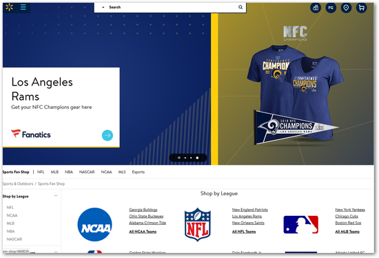 rams nfc champs gear