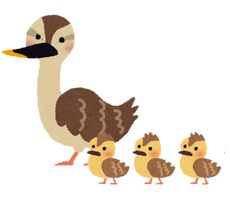 animal_karugamo_oyako
