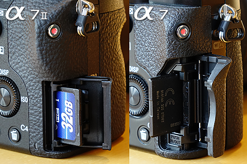あらためて、「α7II」開梱・外観フォトレビューだ!「α7」と徹底 あらためて、「α7II」開梱・外観フォトレビューだ!「α7」と徹底