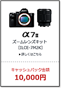 α7II（ILCE-7M2）ズームレンズキット