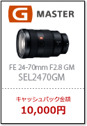 FE 24-70ｍｍ F2.8 GM（SEL2470GM）