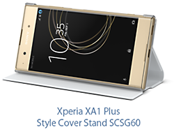 Xperia XA1 Plus Style Cover Stand SCSG70
