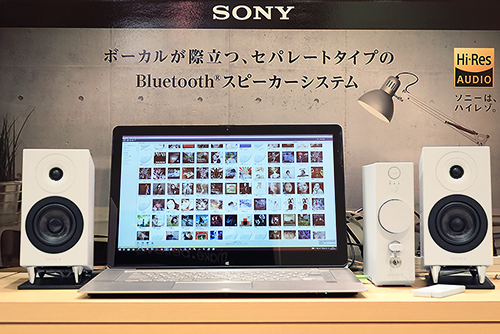 展示機「CAS-1」のスピーカー(センターキャップ)のへこみを修復
