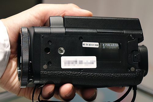 新型4Kハンディカム「FDR-AXP35」を見て来ました!【ソニー 新型4Kハンディカム「FDR-AXP35」を見て来ました!【ソニー
