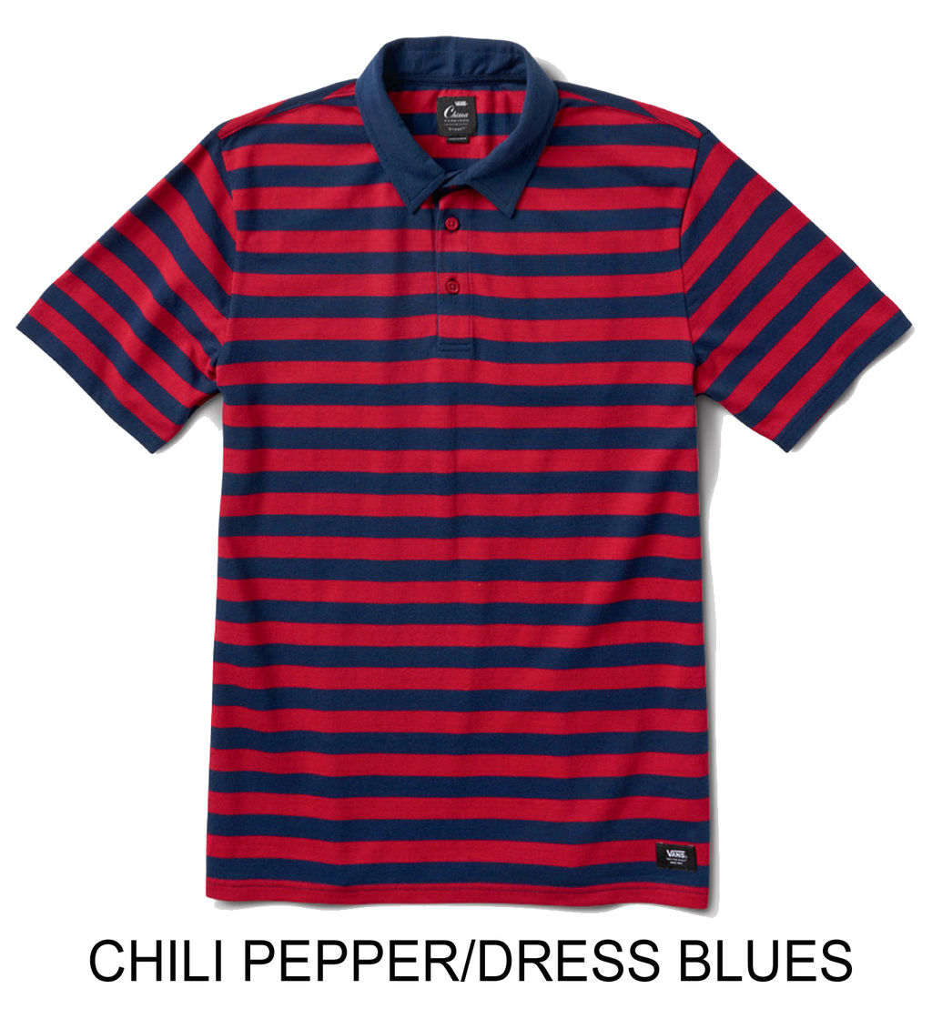 POLO_chima striped-chilipepper-dress blue