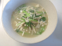 えのき 小松菜 油揚げ