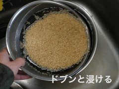 ドブンと浸ける