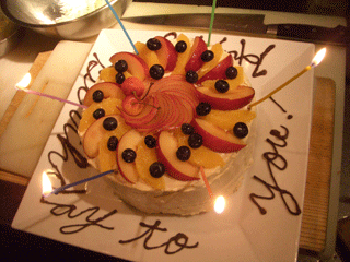 ケーキ完成