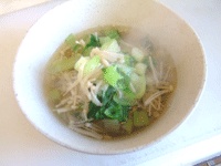 えのき チンゲン菜 切り干し