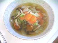 白菜 人参 しめじ