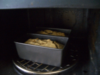 in the oven