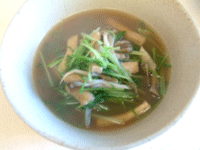 水菜 舞茸 油揚げ
