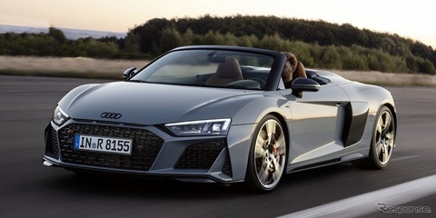 アウディ R8 改良新型、620馬力で最高速331km/hに…ニューヨークモーターショー2019で発表へ